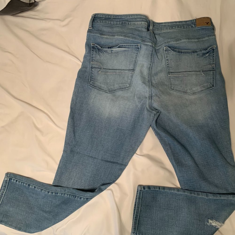 AE Hi-Rise Skinny Super Stretch Jeans 18 SHORT